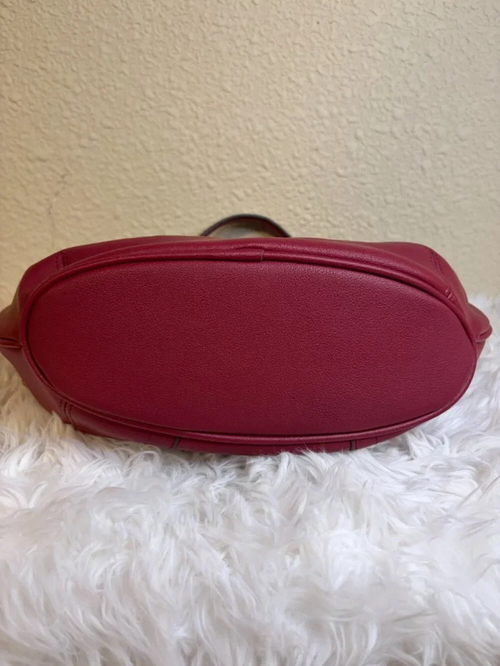 Juicy Couture In Her Juicy Era Cranberry Studded Hobo Shoulder Bag NWT